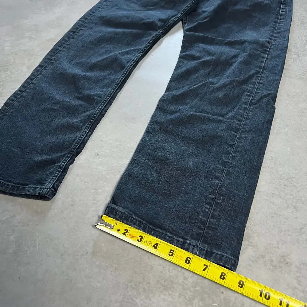 Levis 505 Regular Fit Straight Jeans Men's Size 38x32 Dark Wash Classic Fit